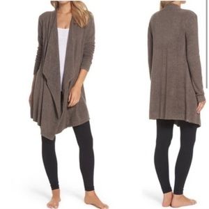 Barefoot Dreams Bamboo Chic Lite Calypso Cardigan Knit Wrap Lounge Small Medium